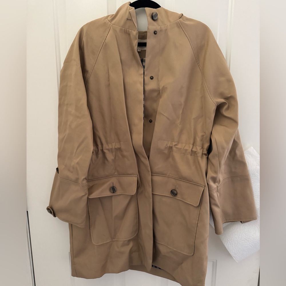 Sezane Tan Women's Trench Coat Jacket